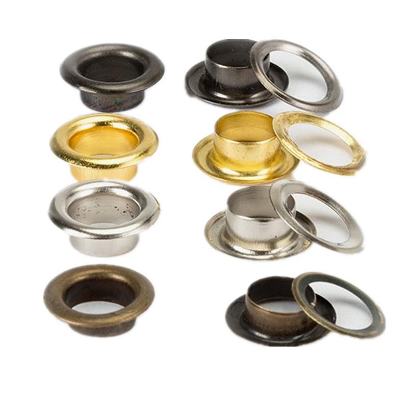 100 Sets 10 Mm 4 Kleur Oogje Met Wassen Installeren Punch Gereedschap Koper Tule Voor Leer Craft Diy Kleding Schoenen metalen Pakking Eye