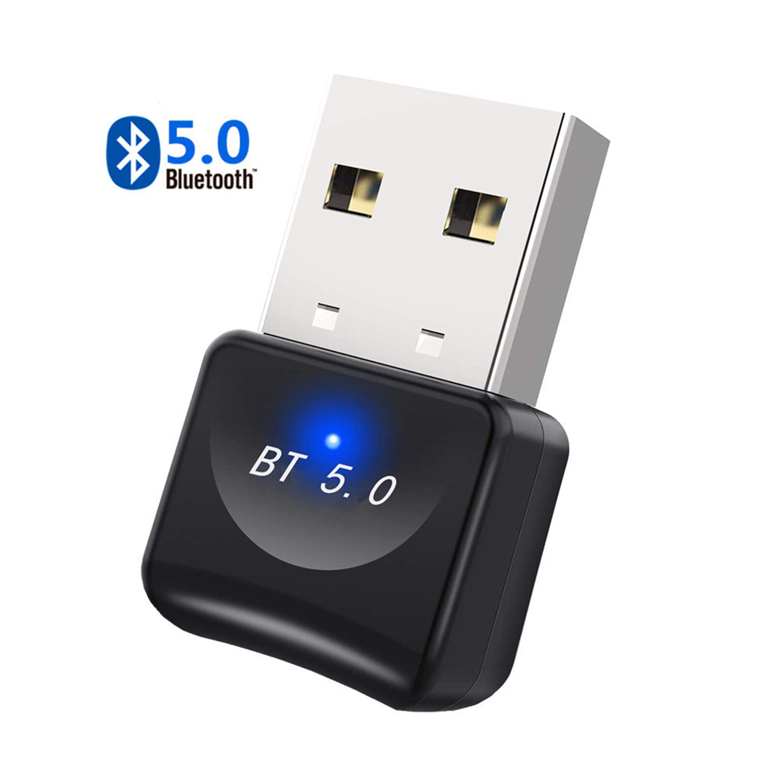 Usb Bluetooth 5.0 Adapter Bluetooth Dongle 5.0 Zender Bluetooth Ontvanger Mini Audio Adapter Voor Computer Pc Laptop Muziek
