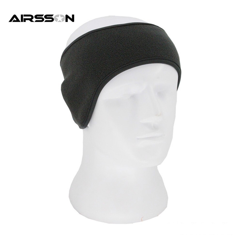 Diadema para ciclismo al aire libre, orejeras de lana cálidas de invierno, protección contra el viento para los oídos, tapa con gancho y lazo para la cabeza para hombres y mujeres: Dark Gray