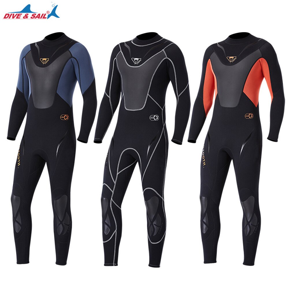 Full-Body Mannen 3Mm Neopreen Wetsuit Surfen Zwemmen Duikpak Triathlon Nat Pak Voor Koud Water Scuba Snorkelen spearfishing