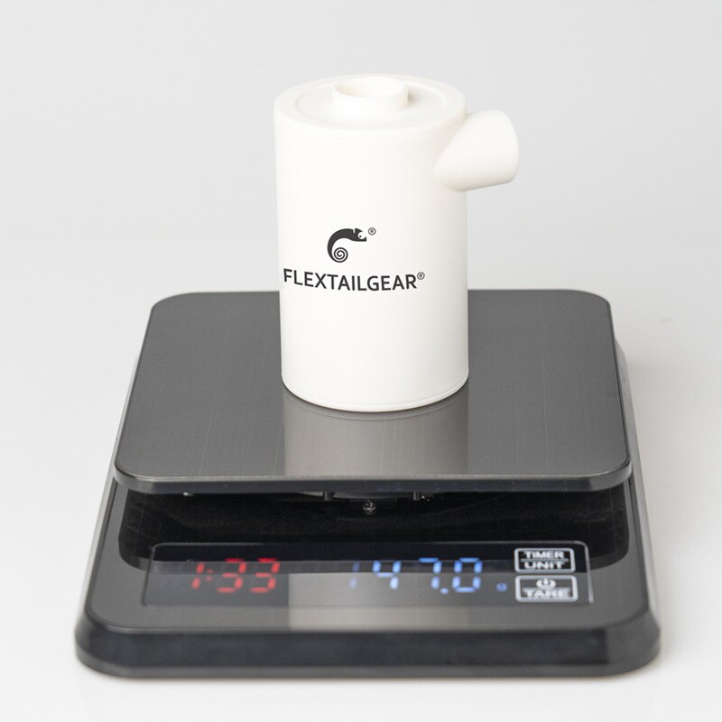 Flextailgear max pump ultralätt usb uppladdningsbar vattentät luftpump bärbar luftpump blåsa upp tömning för campingmadrass