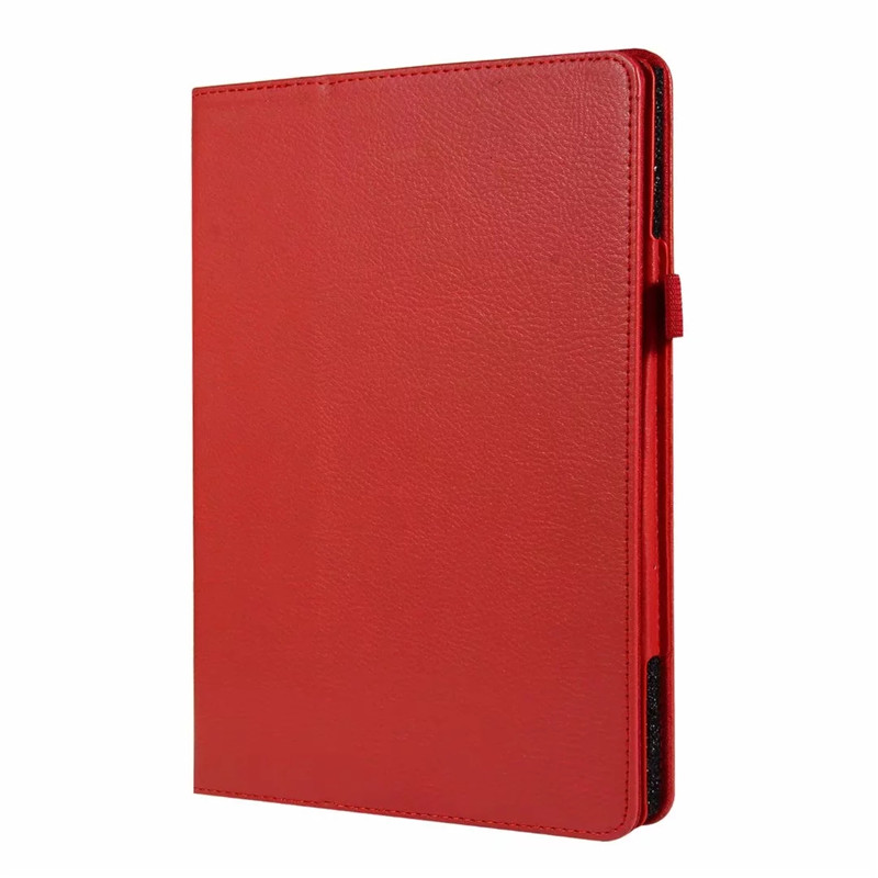 Tablet Case For Huawei MediaPad M5 Lite 10 PU Leather Folding Stand Cover For Huawei M5 Lite 10 BAH2-W19/L09/W09 Case + Pen: red