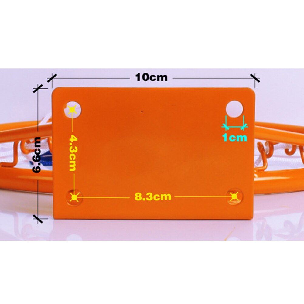 32cm Hanging Basketball Wall Mounted Goal Hoop Rim Net Sports Netting Indoor Outdoor Children's Basketball Box