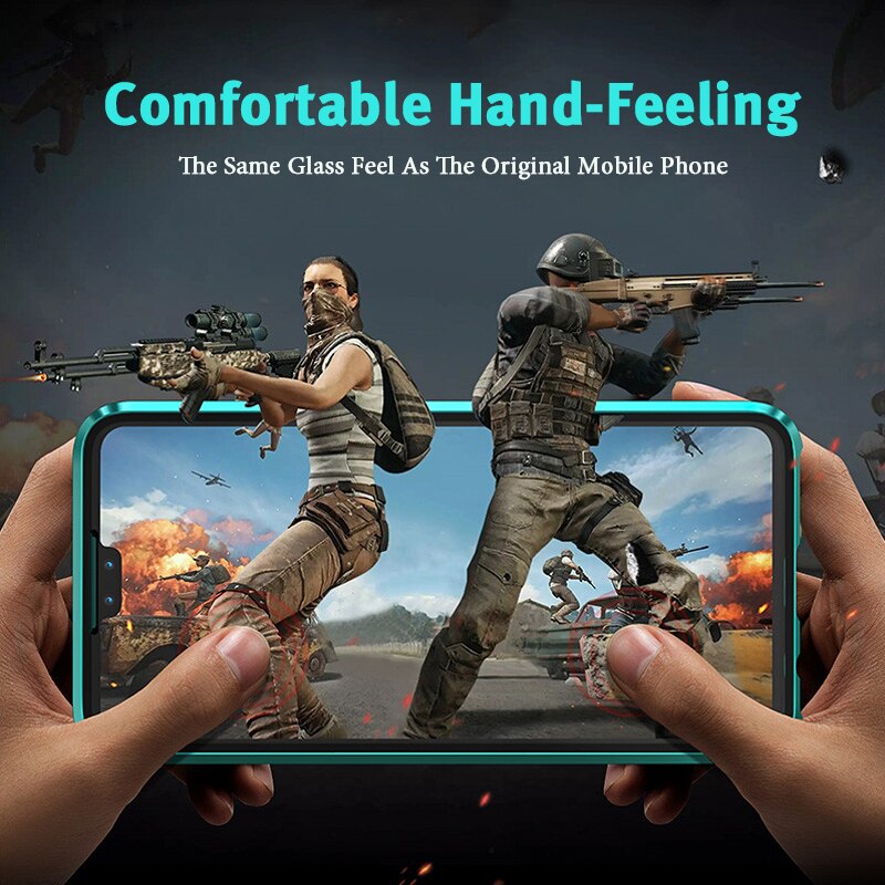 Funda protectora completa con tapa para Huawei Mate 40 Pro Mate40 Pro + Funda de cristal magnética para Huawei Mate 30 20 Pro 20X, 360