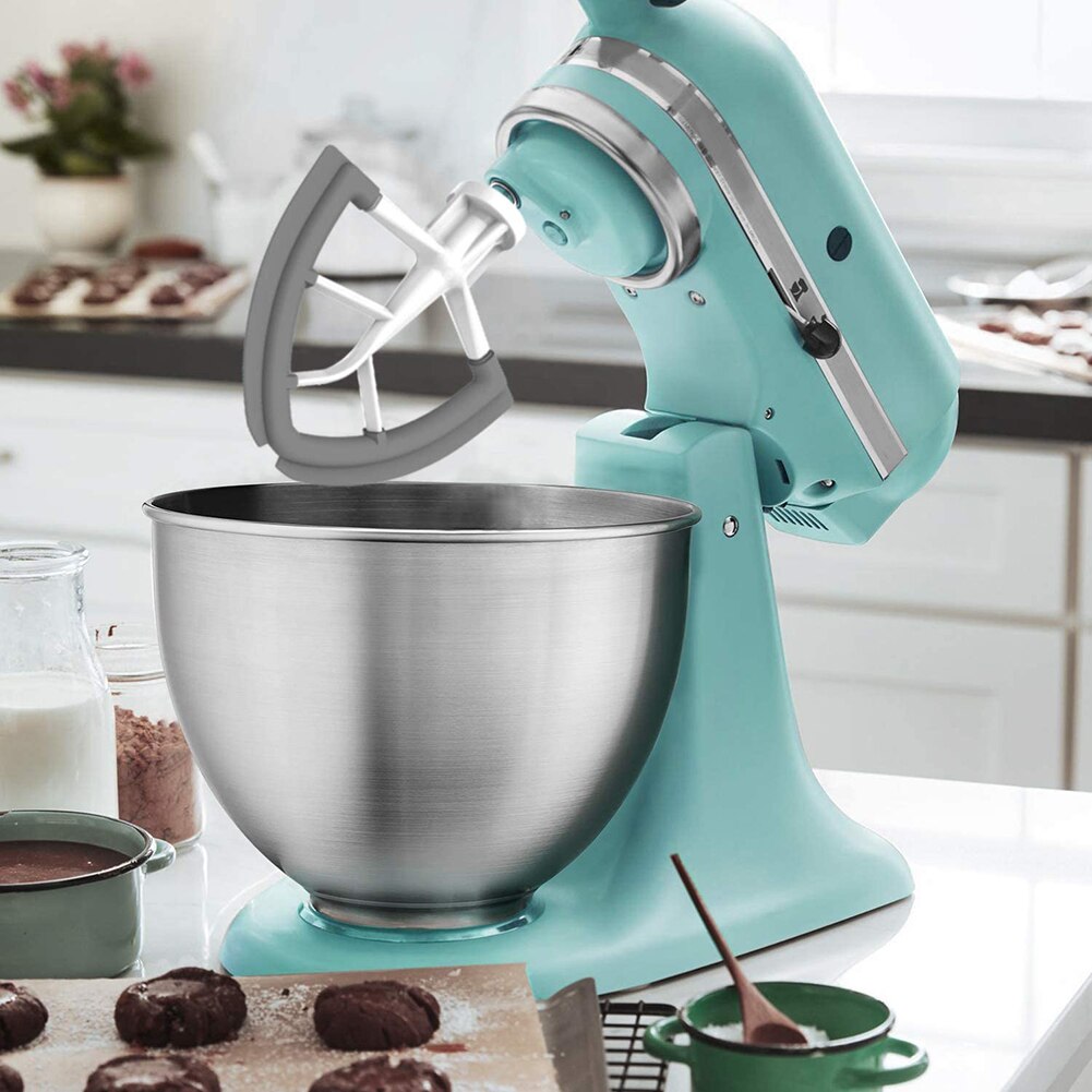 Lame Flexible de batteur de bord de Silicone pour le mélangeur de support de tête d'inclinaison de KitchenAid 4.5-5QT fournitures d'outils de cuisine