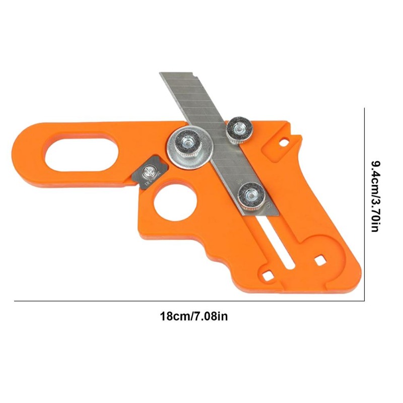 Handleiding Kantenverlijmer Trimmer Fineer Kantensnijder Gereedschap Houtbewerking Afschuining Vliegtuig Hout Afschuinen Filetschraper Board Ontbramen: Groene, paars