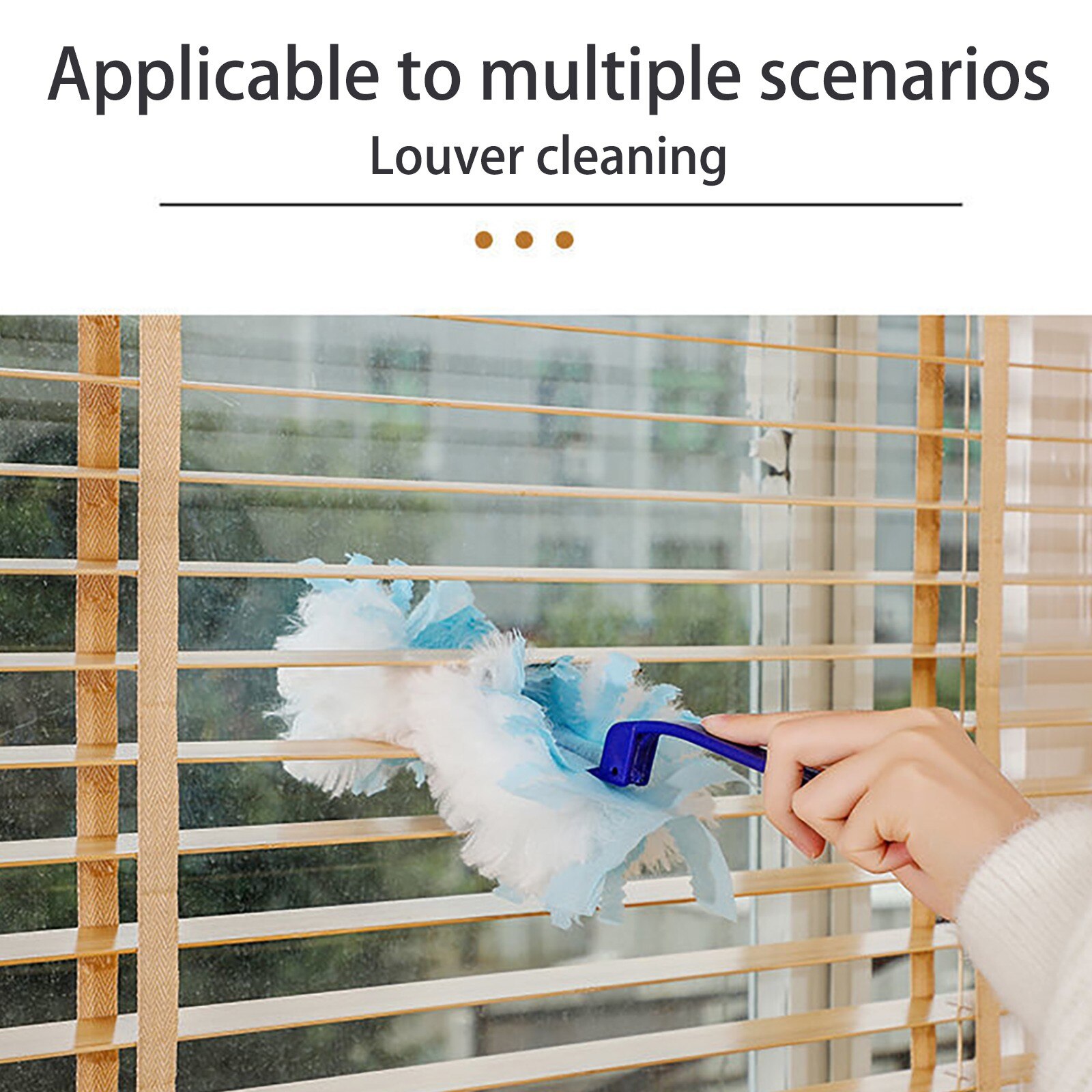 40# Duster Disposable Electrostatic Absorbent Fiber Duster Household Cleaning Microfiber Dusting Brush Extend Stretch Feather