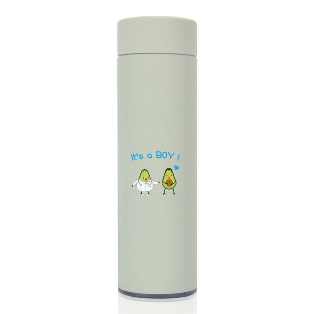 450 ml Karikatur Avocado Thermos Wasser Flasche Klassische Edelstahl Becher thermo Tee Tasse Bunte Cafe Tassen Tee Glaskolben: BAUV4501205778