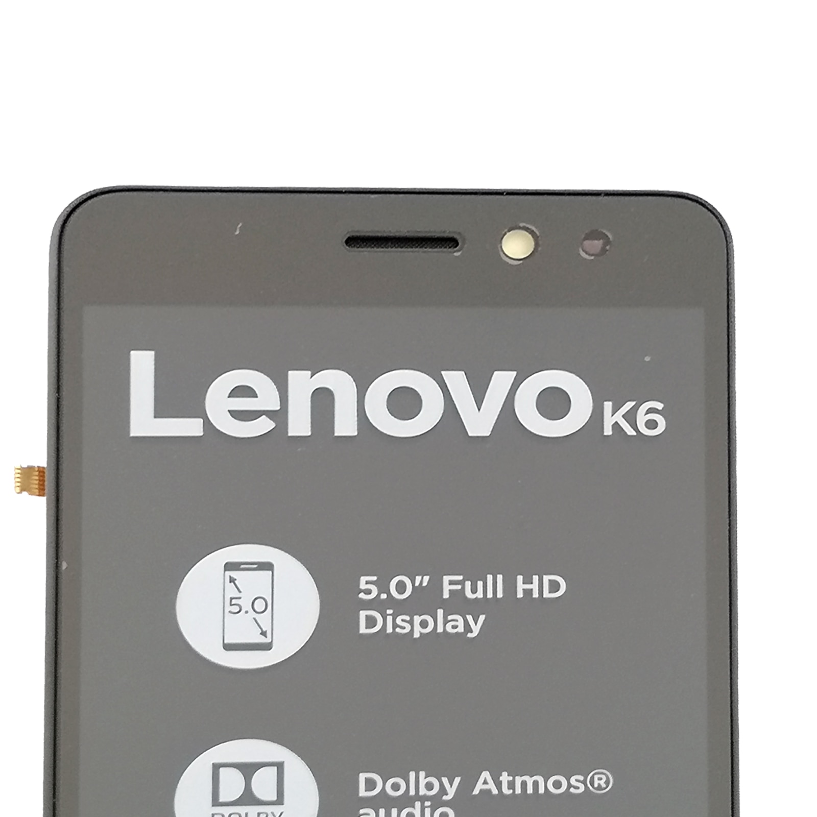 Shyueda 100% oiginal novo com moldura para lenovo k6 k33a48 k33b36/k6 potência k33a42 5.0 "display lcd de toque digitador da tela