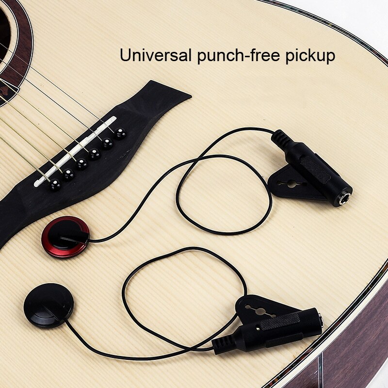 Gitaar Pickup Professionele Piezo Contact Microfoon Pickup Voor Akoestische Snaarinstrument Gitaar Viool Banjo Accessoires