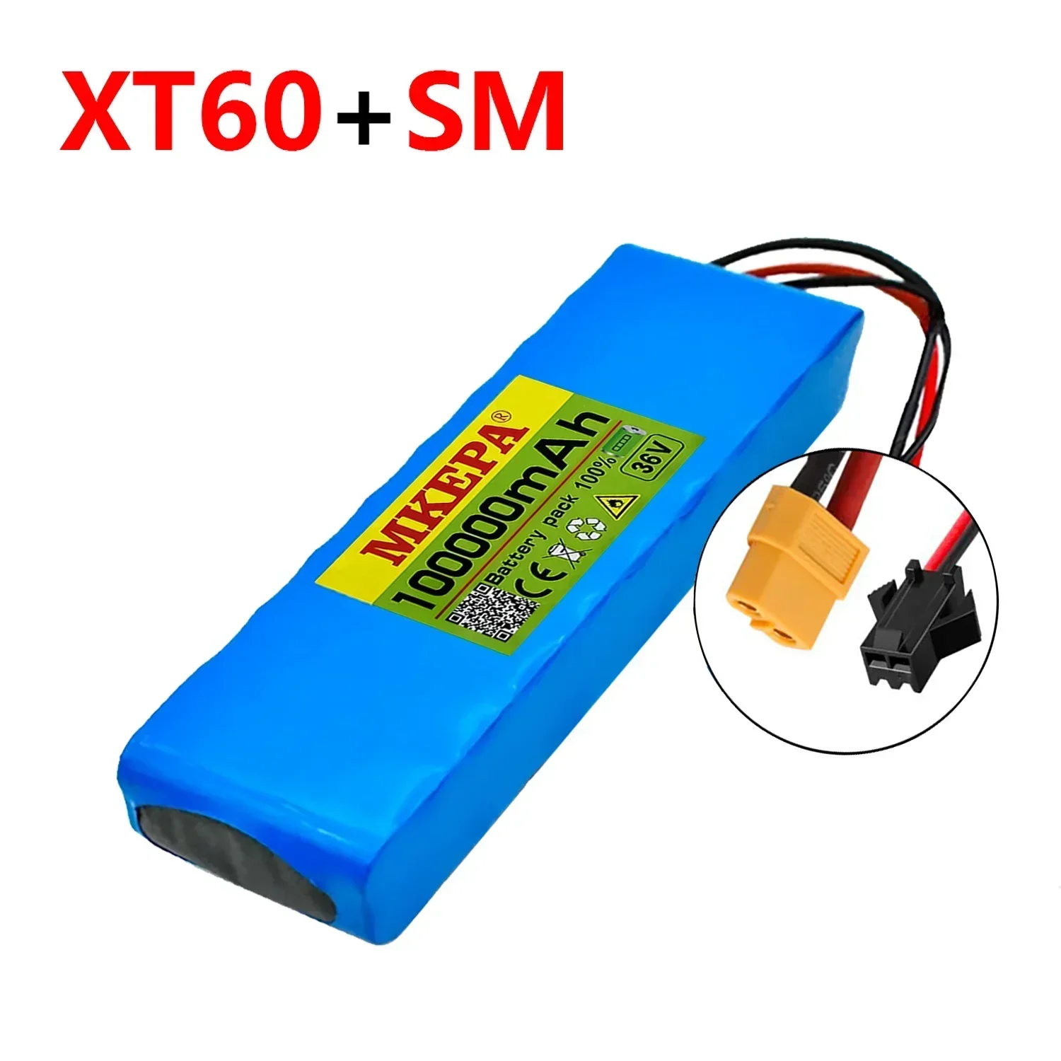10S2P 36V 100000 mAh 36v akumulator do skutera elektrycznego litowa skuter elektryczny 500W akumulator do skutera elektrycznego 36v 10s2p: green