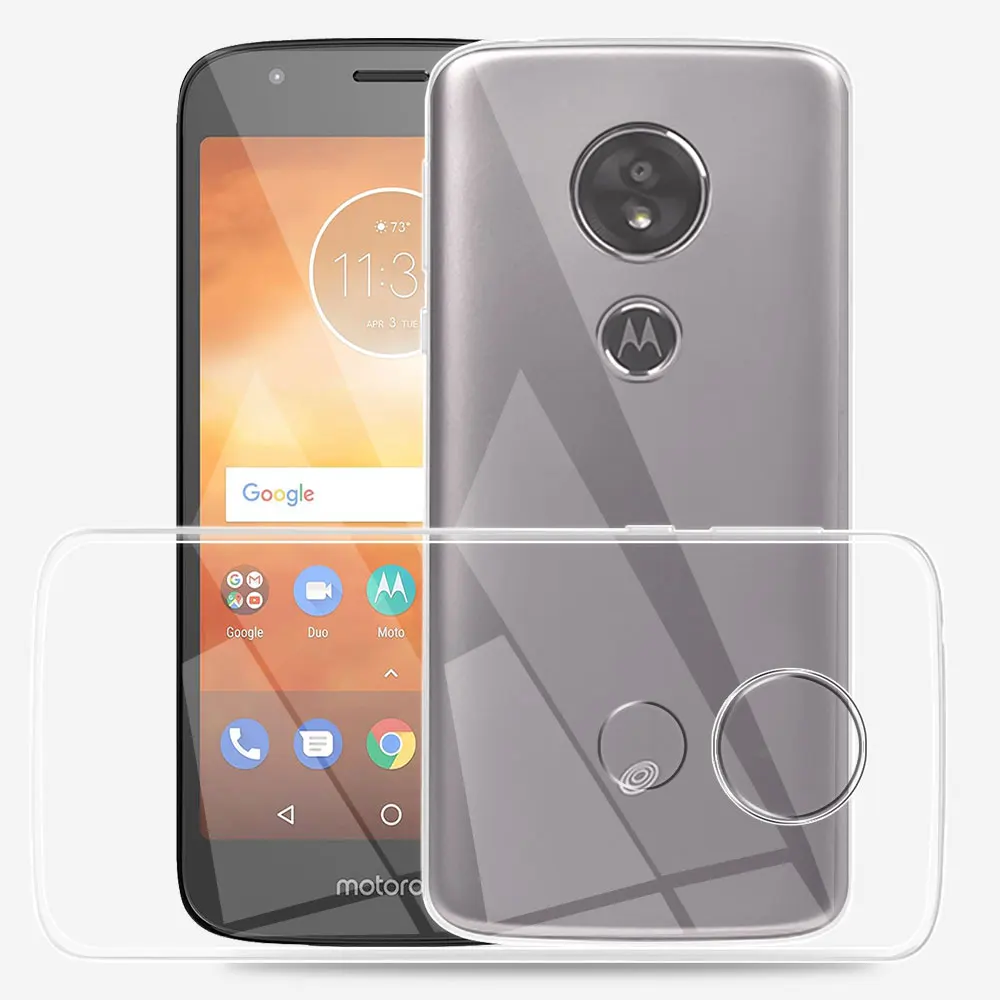 Coque de téléphone en silicone transparent pour Motorola Moto G6 Play, étui souple en TPU pour Moto G6 Plus, coque transparente pour MotoG6 Moto G7 Power Fundas