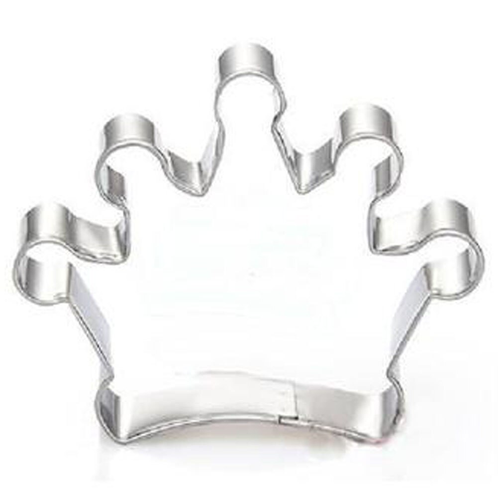 4 Stijlen Royal Crown Icing Set Stempel Mold Pancake Biscuit Cookie Cutter Kitchen Tools Rvs: H02