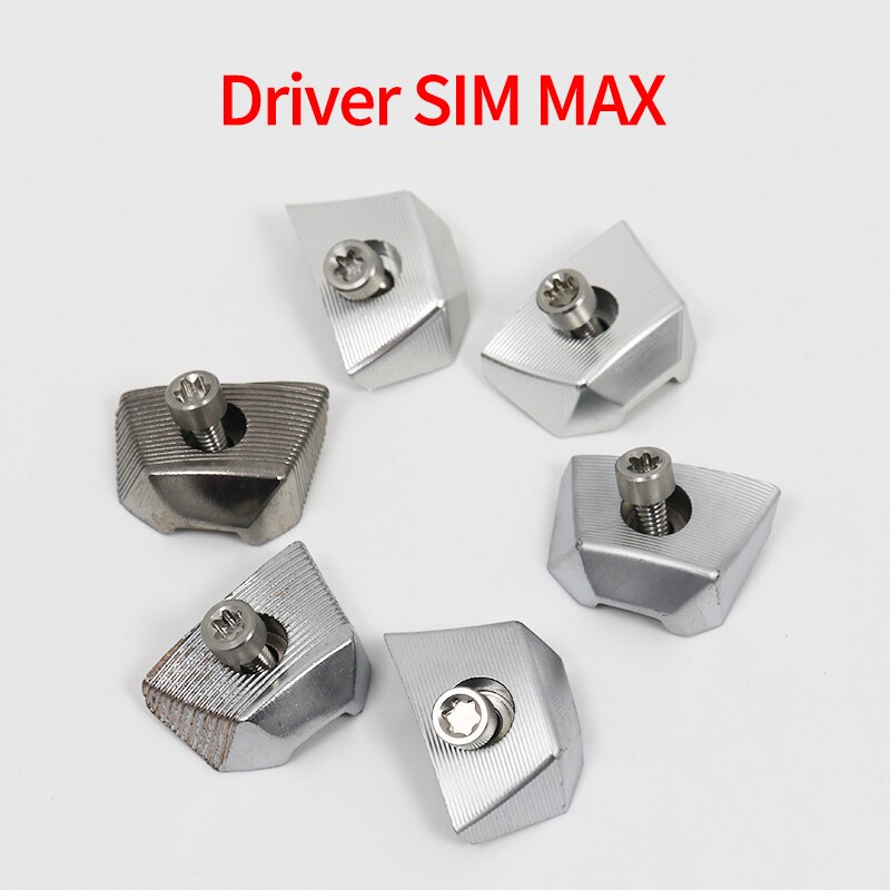 Golf weight set practice screw kit for Taylormade Driver SIM MAX D weights replacement counterweight club ball head accessories