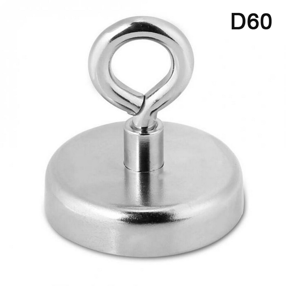 Ringmagnetkrok rundt magnetisk fangst bergingsmagneter sterke kraftige magnetkroker kontormagneter takmagnetisk lås: Knf 60