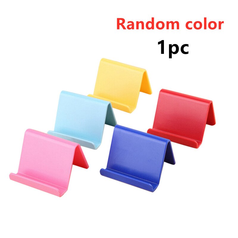 Universele Telefoon Houder Verstelbare Desk Stand Mount Mobiele Telefoon Houder Desktop Voor Iphone Ipad Mobiele Telefoon Houders & Stands: random color 1pc