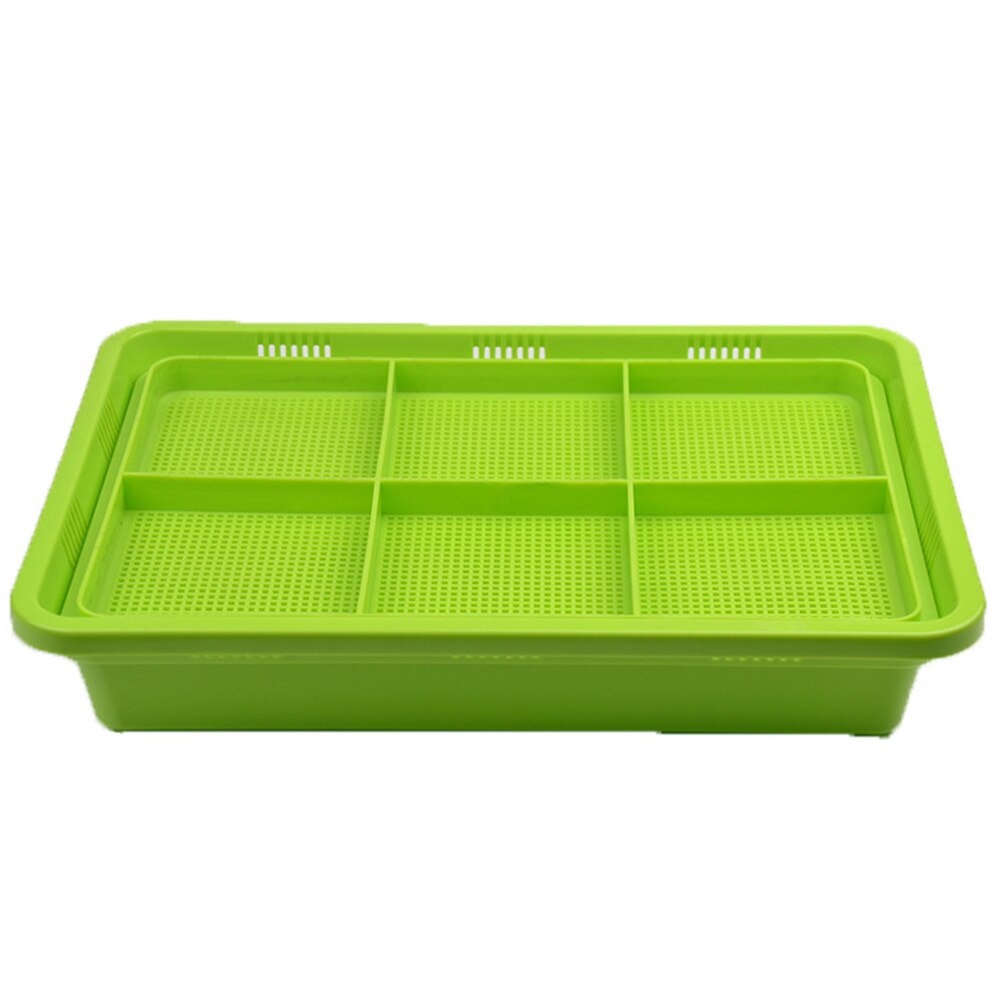 Premium Double Deck Seed Sprouter Tray PP Big Capacity BPA Free Soil-Free Wheatgrass Grower Seed Growing Trays Sprouting Kit A30