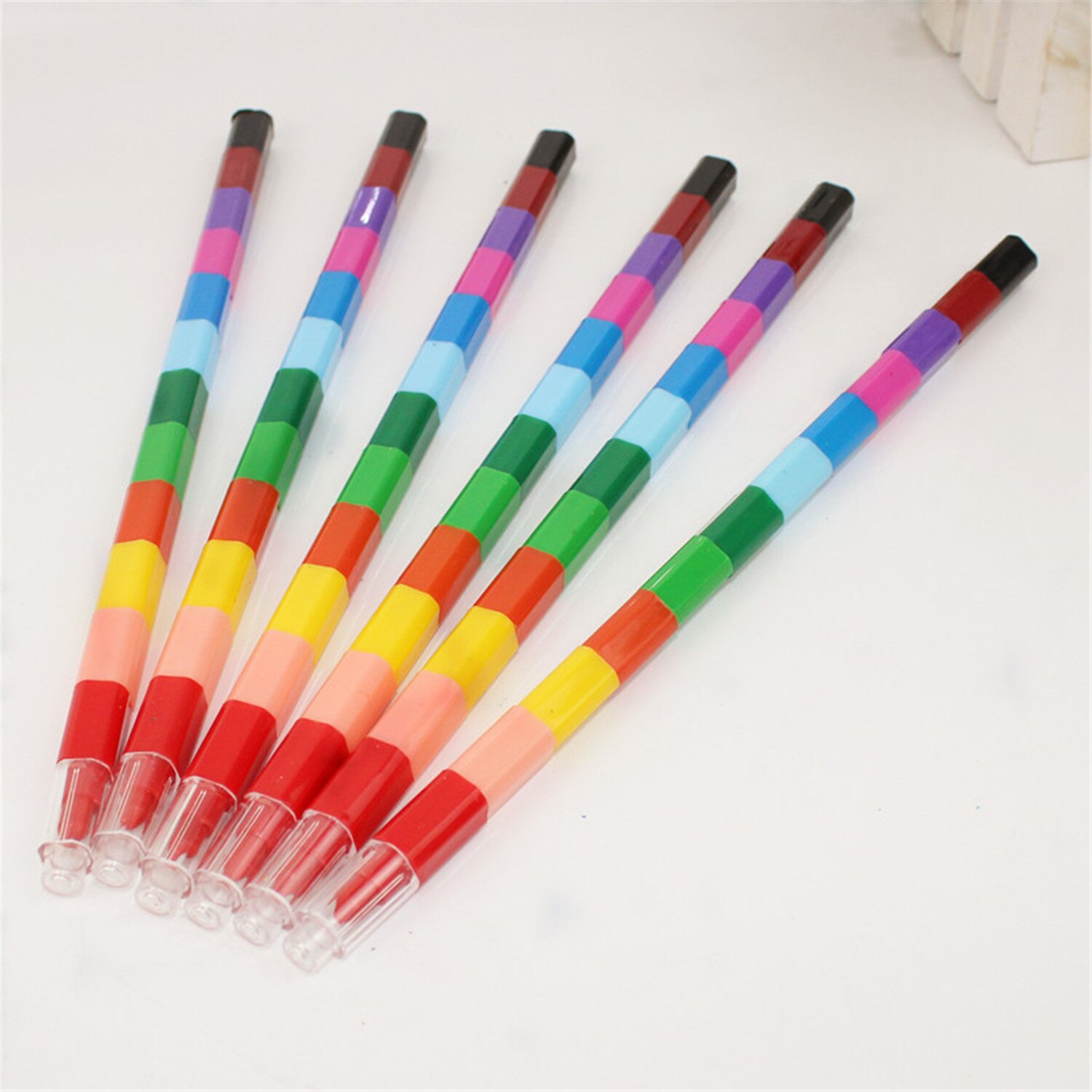 Crayones de arte Pastel de 12 colores reemplazables, lápiz de colores , pluma de Graffiti, dibujo de pintura para niños, suministros de Arte de papelería