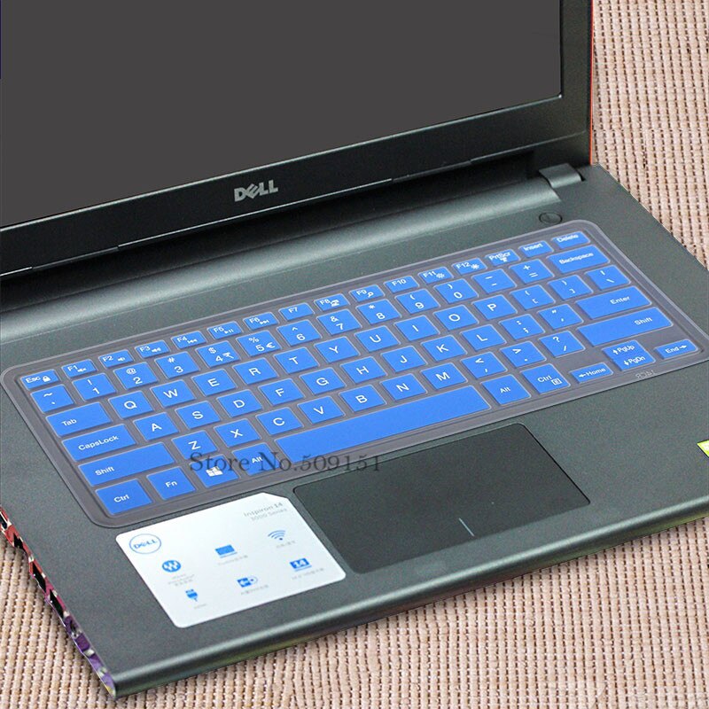 15 inch Silicone Laptop keyboard Cover Skin Protector For DELL Precision M5510 M5520 M5530 5510 5520 5525 5530 Notebook: Blue