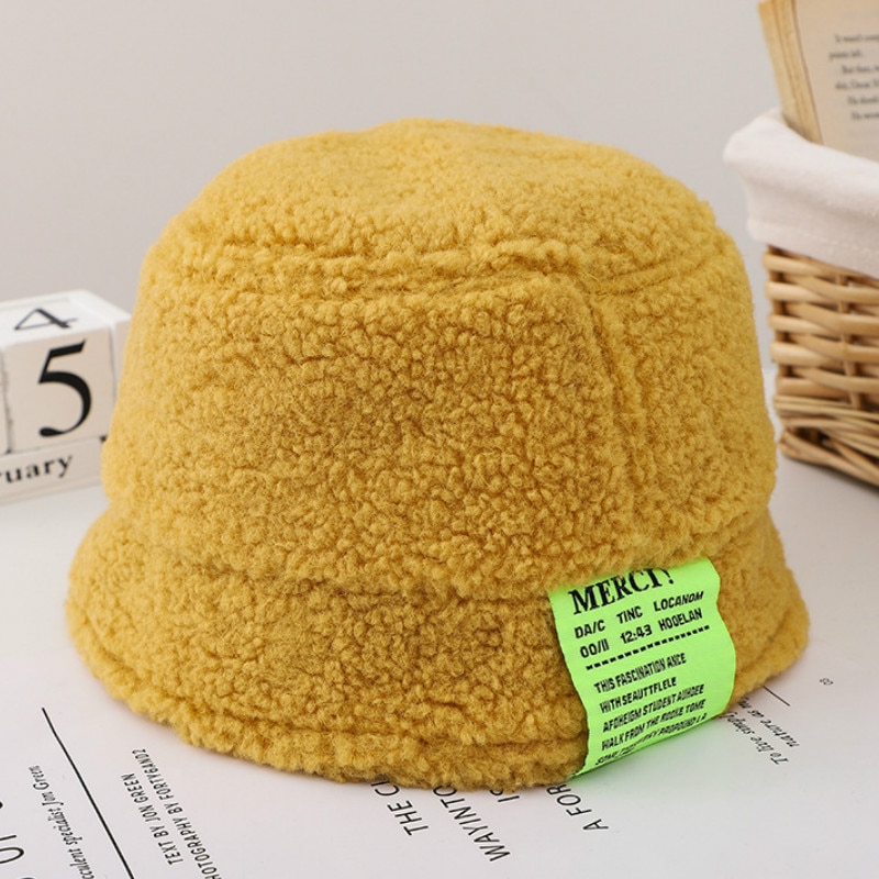 Barnas vinterdukmerke til å holde varmen servantlokk japansk brev lam ullbøttehatt låve vinter smålåve takrenne jenter hattemaker