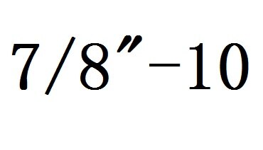 7/8 "  - 9 10 12 14 16 18 20 24 27 28 32 rechtse draadmatrijs: Donkergrijs