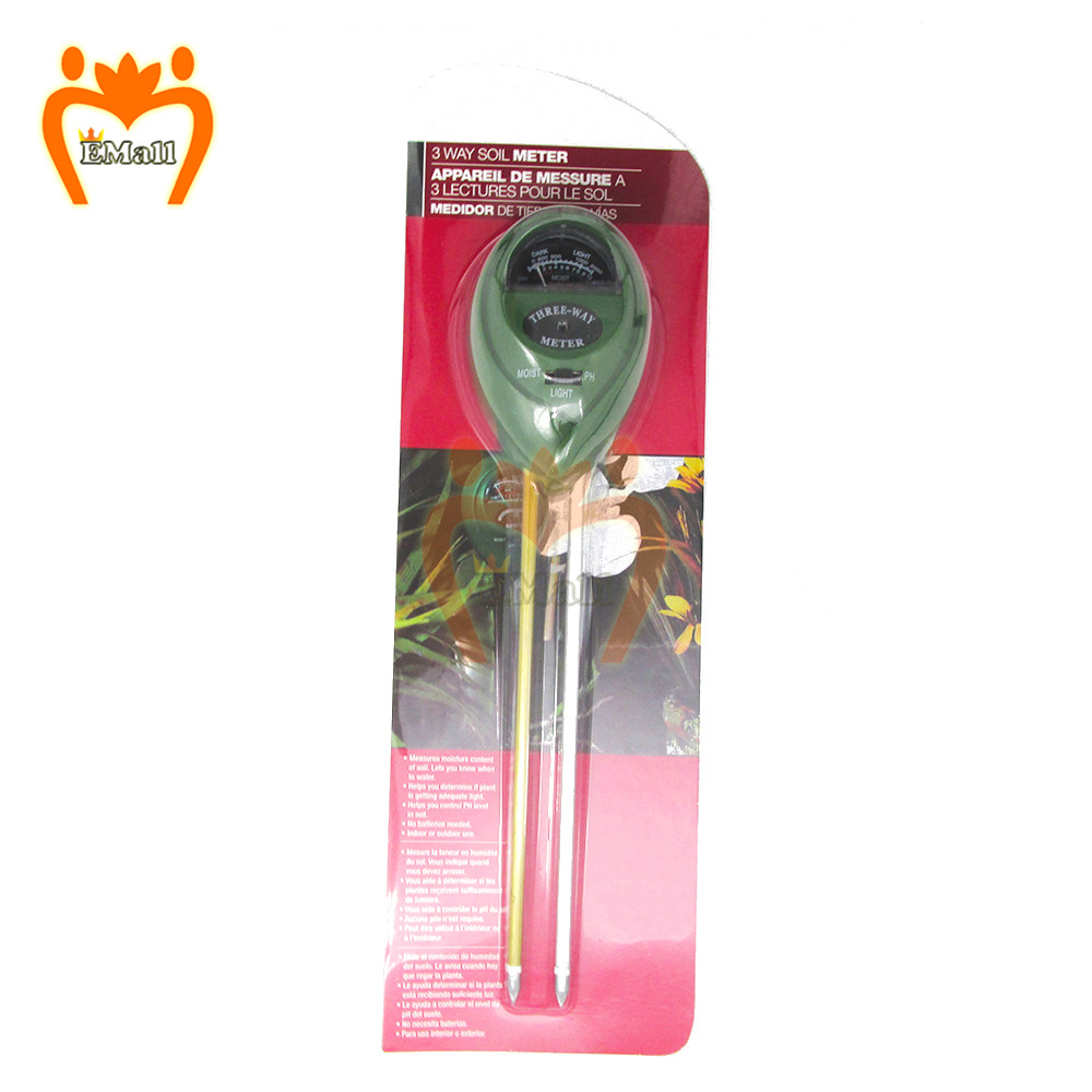 Soil Alkalinity and Acidity Tester Multi-purpose Garden Tool Indoor Outdoor Plant Flower Soil Hygrometer Ph Test Moisture Sensor: Green