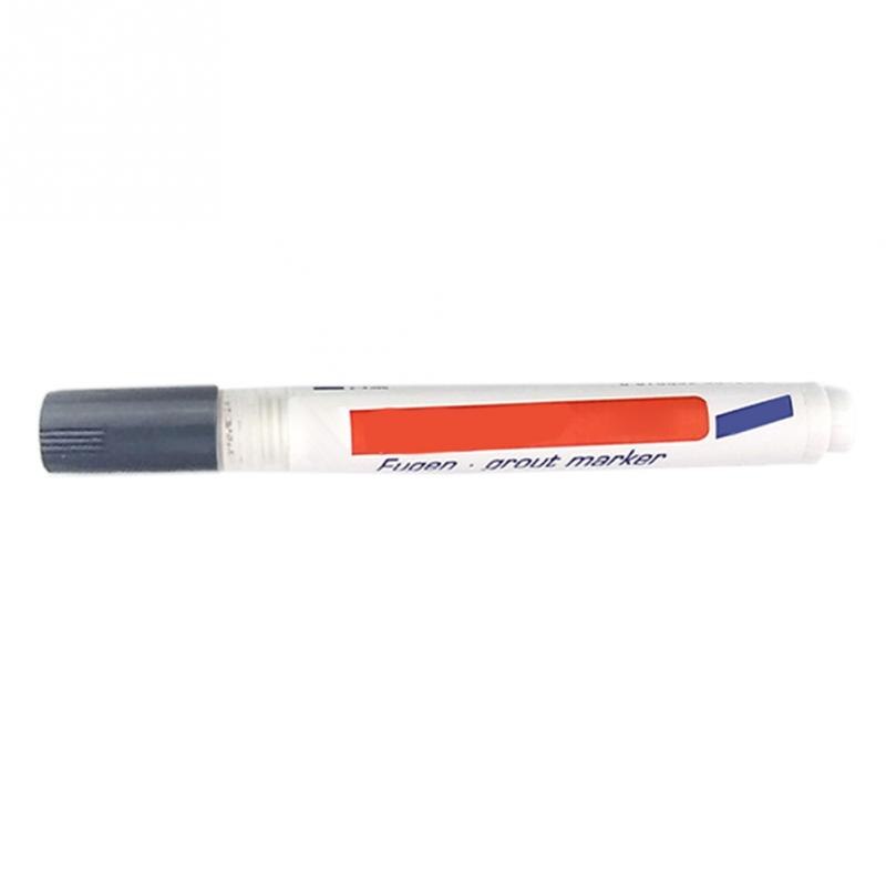 Mouldproo tilerepair farve pen hvid flise refill injektionsmørtel pen vandtæt fyldstof væg porcelæn badeværelse: Grå