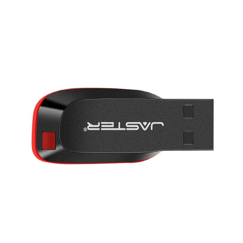 JASTER Zwart USB Flash Drive 128GB Gratis sleutelhanger Memory Stick 64GB Mini Plastic Pen Drive 32GB Hoge snelheid USB Stick 16GB 8GB