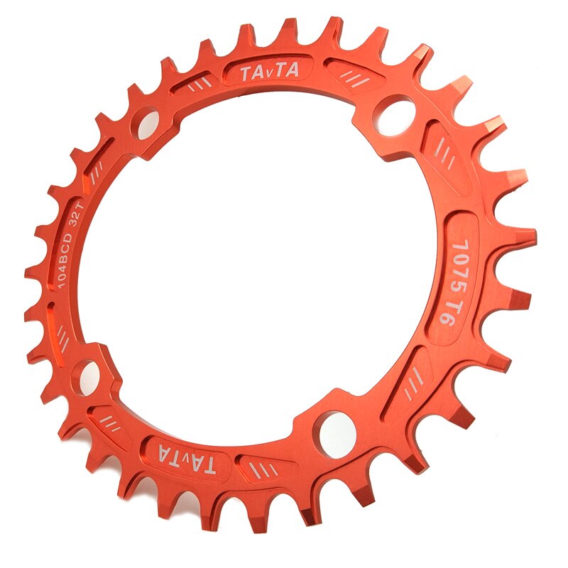 Sykkel kjedekrans 32t/34t/36t ruller oval smal avlet sykkel kjede hjul sykkel tilbehør front stjerne sykkel krone
