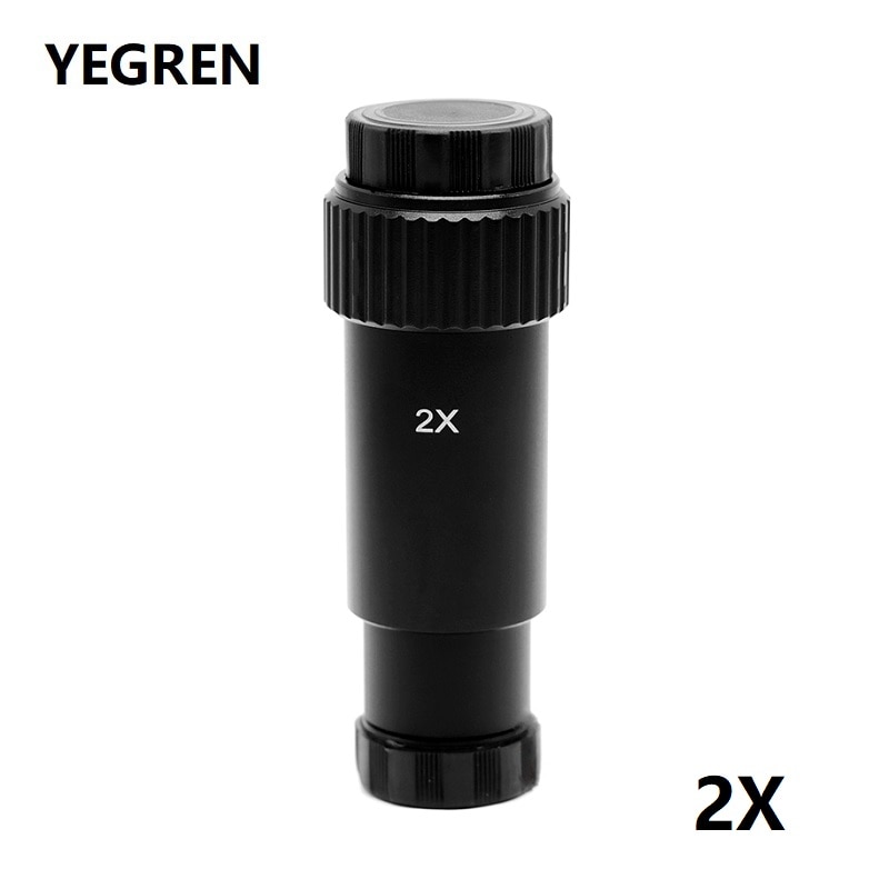 Microscope 2X C-mount Lens C Mount Interface for Microscope Connect with USB CCD Industrial Camera Digital Eyepiece