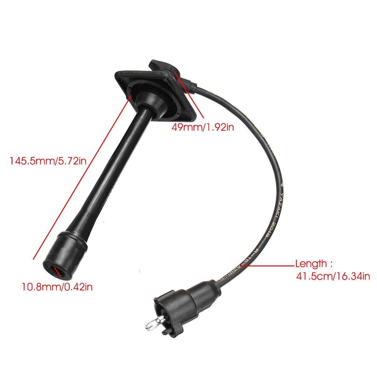 4pcs Ignition Spark Plugs Wire Cable 9091922400 For Toyota Camry Solara