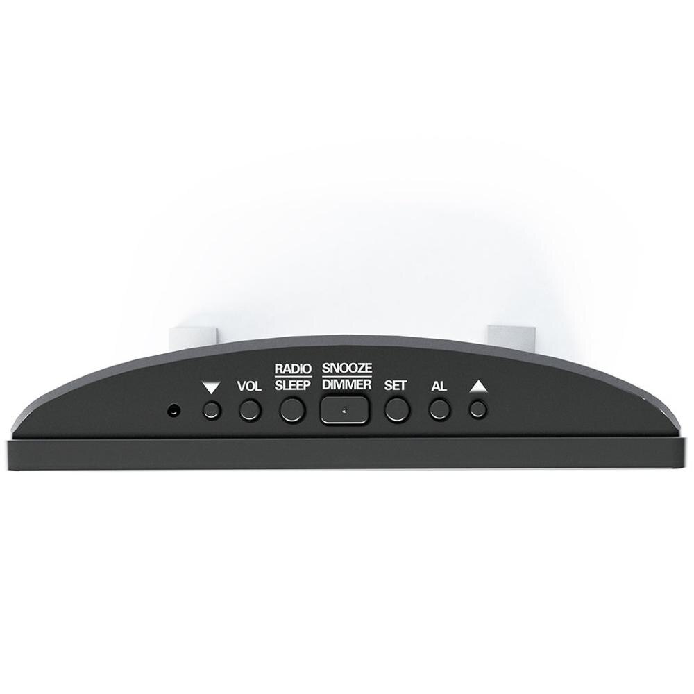 Led Radio réveil Snooze horloge électronique bureau horloge chambre bureau Usb charge réveil