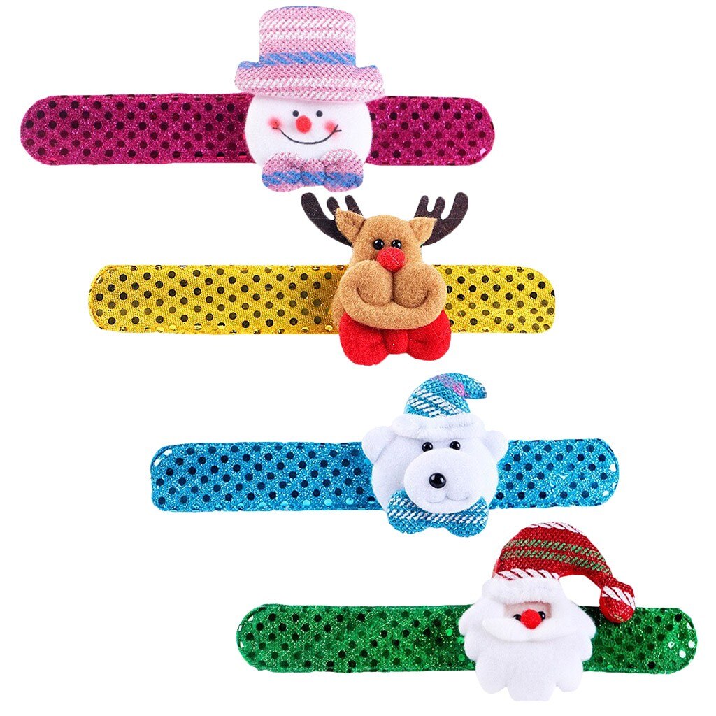 Kerstversiering Knetterende Kinderen Armband Party Decoraties Pluche Muur Spullen Speelgoed Voor Vrienden Kinderen Christmas Party