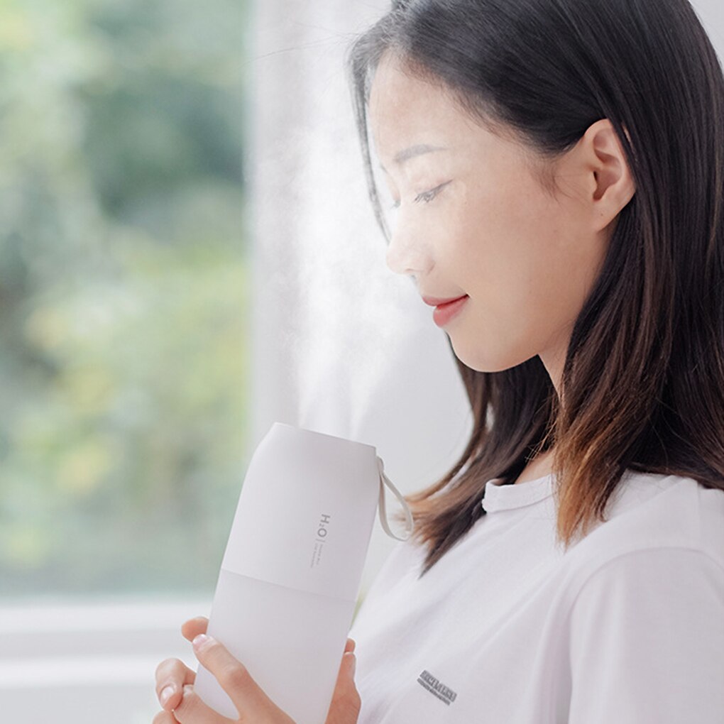 Wireless Air Humidifier Aroma Diffuser 2000mAh Battery Rechargeable Essential Oil Diffuser Double Nozzle Mist Maker Humidifier