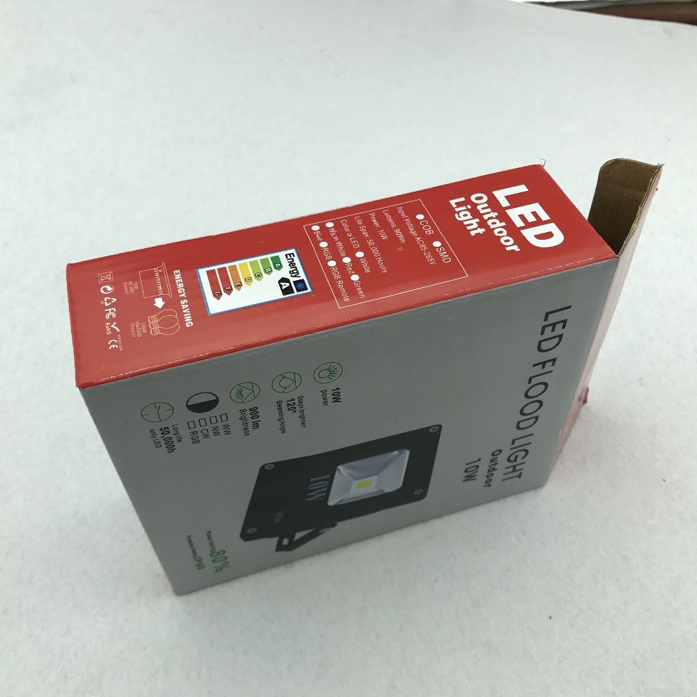 9W high power led WS2811 controlled RGB flood light;addressable;IP66;with 3 core black xConnect pigtail