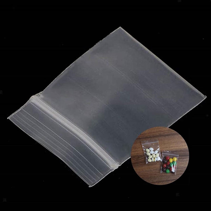 Small Plastic Bags, 1000 Count 5X7cm Transparent And Durable Small Zipper Closure Bag, Mini Zipper Closure Bags