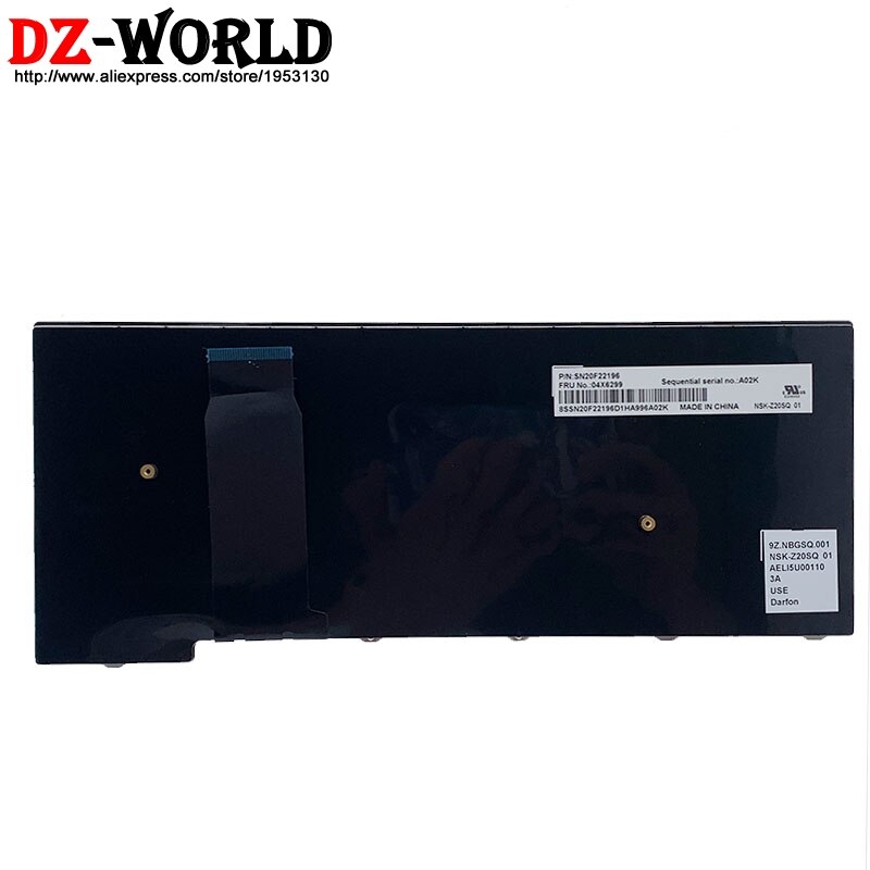 Original US English Keyboard for Lenovo Thinkpad 11E 20E6 20E8 20ED 20EE Yoga 11E 20D9 20DA 20E5 20E7 Laptop 04X6299 04X6221