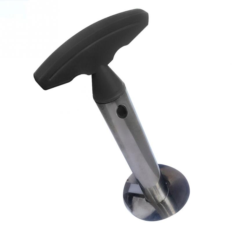 1Pc Rvs Te Gebruiken Ananas Peeler Accessoires Ananas Snijmachines Fruit Mes Cutter Corer Slicer Keuken Tool #1031: Black handle
