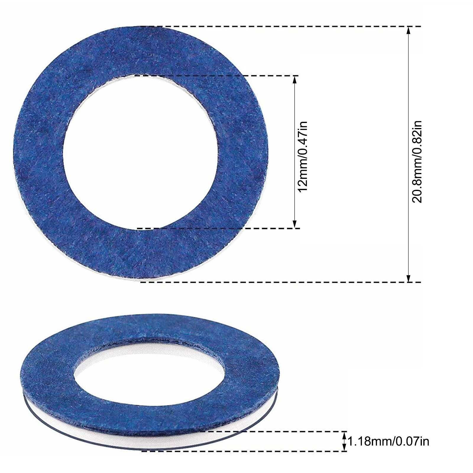 10x OE# 90430-12031 Aluminum Oil Drain Plug Gaskets Crush Washer Seals for Toyota Camry Corolla Lexus Scion Replaces# 9043012031