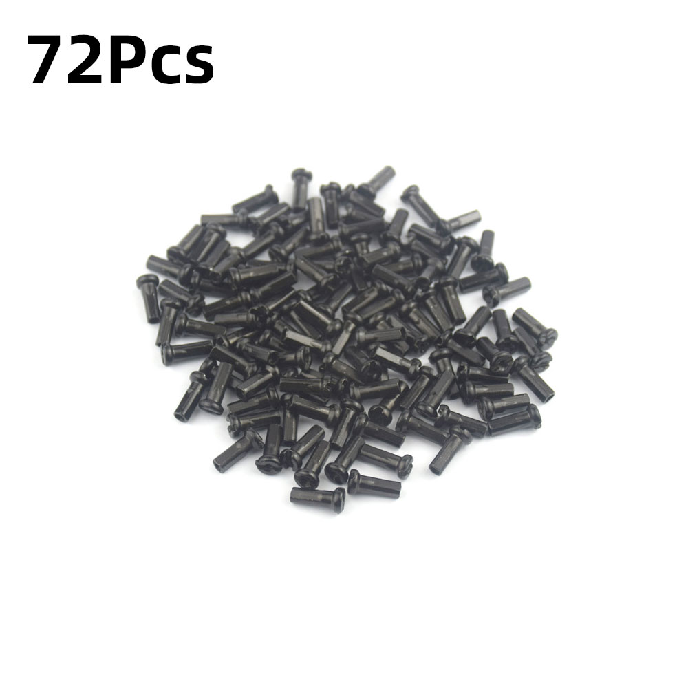 Tapa para radios de bicicleta de 14G, 36/72 Uds., tapa para pezones de rueda de ciclismo para radios de 2mm y 14mm, tetina para radios de rueda colorida: Verde