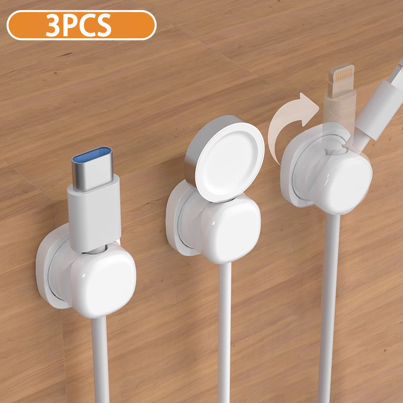 Självhäftande kabelorganisatör kabelklämma kabelhållare trådklämmor kabelhållare kabelorganisatör för hemmakontor hantering under skrivbord