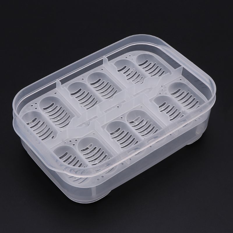 Incubadora de 12 rejillas para trepar de tortugas y mascotas, caja de incubación para reptil lagarto de serpiente, Bandeja para Huevos, dispositivo para eclosión