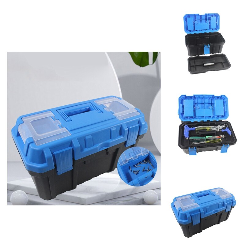 Tool Box Plastic Small Tool Boxes Storage And Organization With Removable Tray For Home Hardware Tool Storage