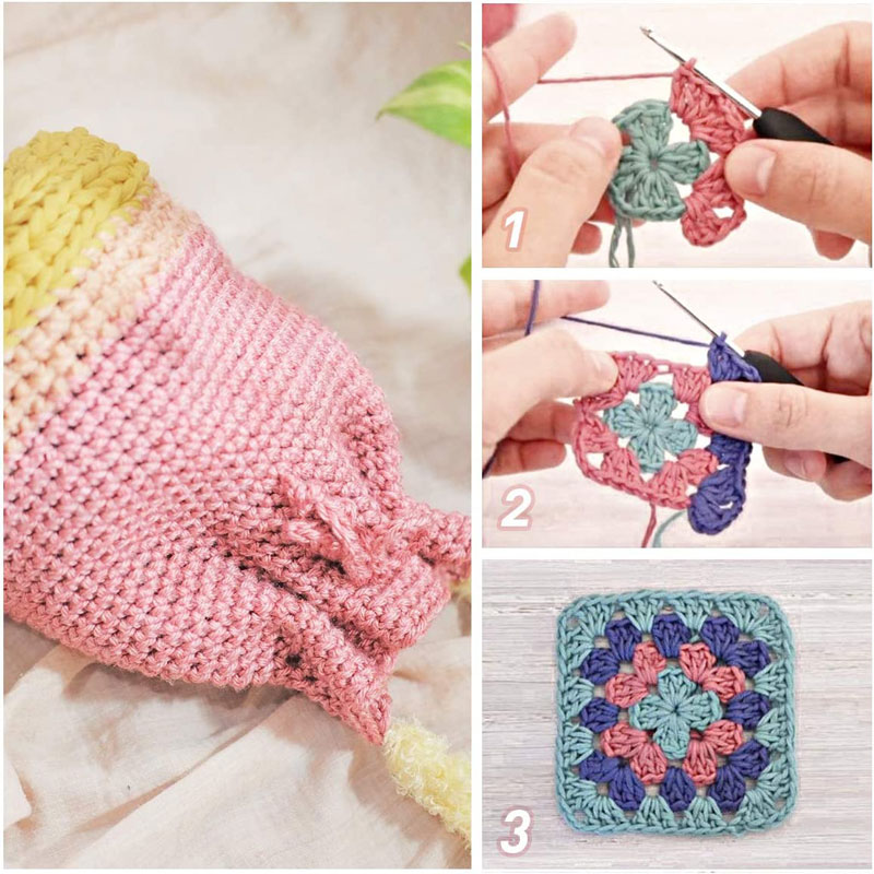 1pc crochê ganchos 2.0mm-8.0mm ergonômico crochê ganchos de plástico alça de tricô para diy artesanato ganchos agulhas ferramentas suprimentos