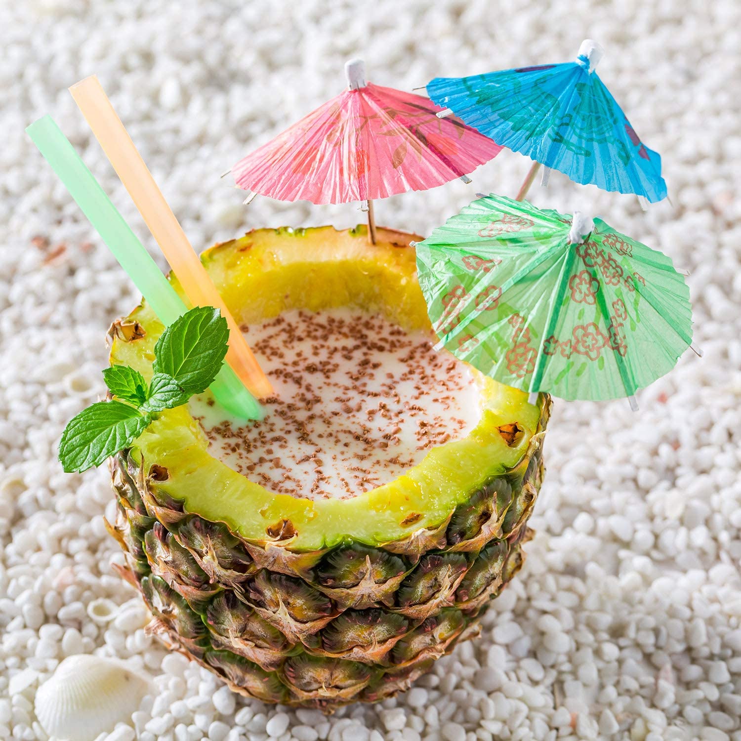 80 Stks/pak Drank Fruit Cake Sticks Mini Paraplu Paper Cocktail Parasols Paraplu Bruiloft Decoratie Verjaardag Feestartikelen