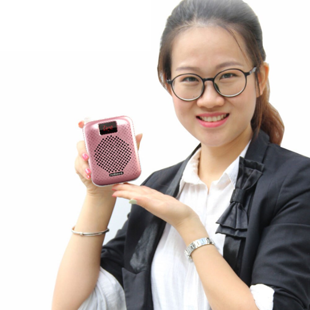 Practical Microphone Wired Coaches Durable Auto Pairing Bluetooth Loudspeaker Portable USB Charging Guide Teaching Easy Operate