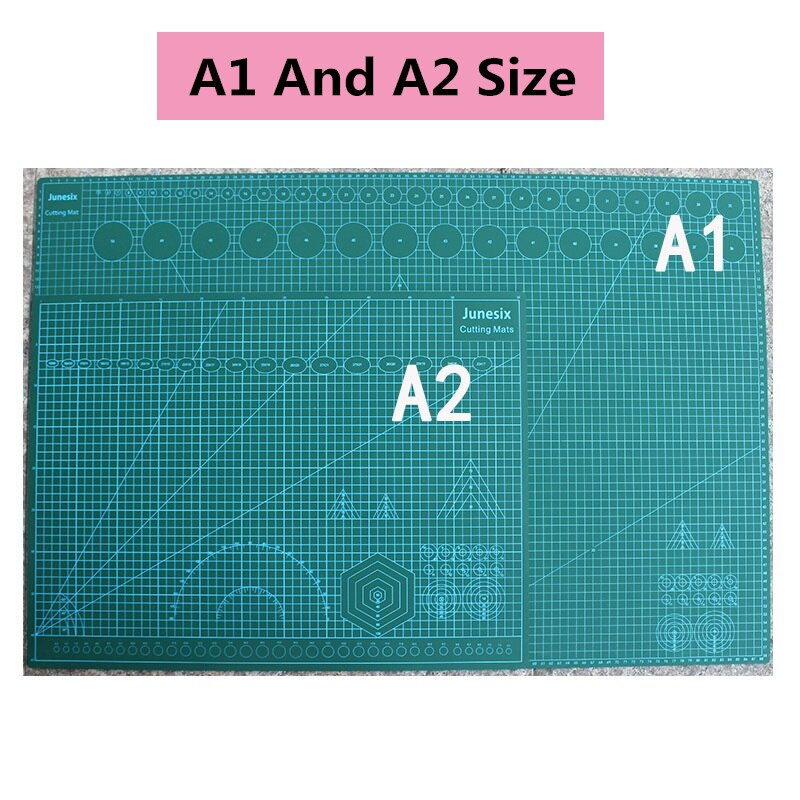 Snijden Matten A2 Grid Dubbelzijdig Plaat Graveren Model Mediated Mes Schaal Cut Kartonnen School Office Supply Papier cut