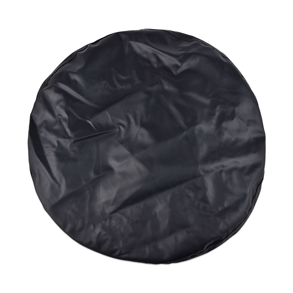 Noir pour 15 "roue de secours pneu couverture robuste vinyle universel Fit Cars
