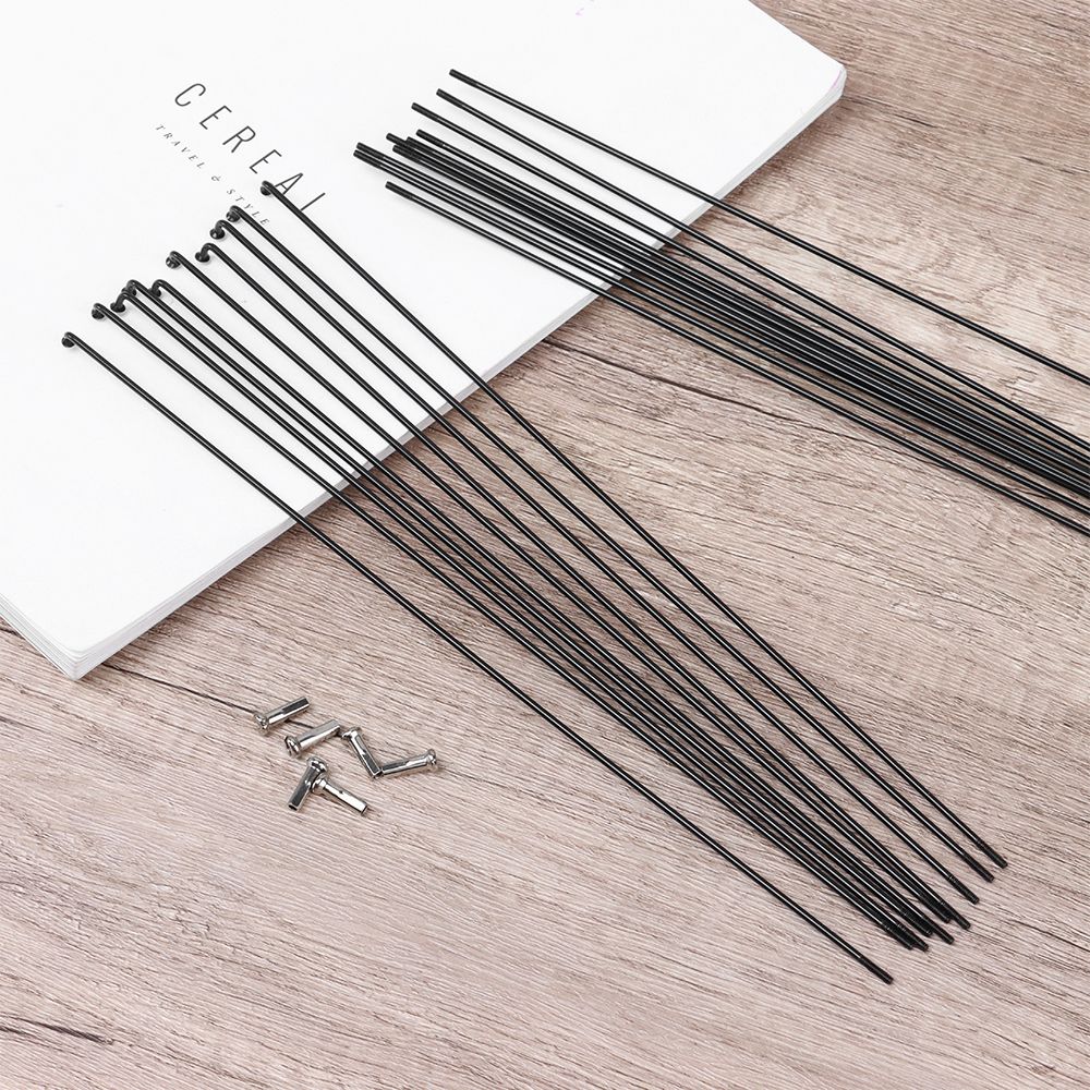 10PCS Multisizes Edelstahl Fahrrad Speichen Mit Nippel MTB Fahrräder Speichen Drähte Bike Reparatur Ersatz Werkzeug