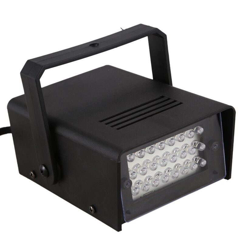 Mini led strobe stroboskop blitzer hvitt lys effek